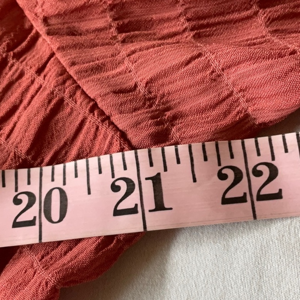 Pretty Little Thing Plus Rust Textured Cut Out Ru… - image 7